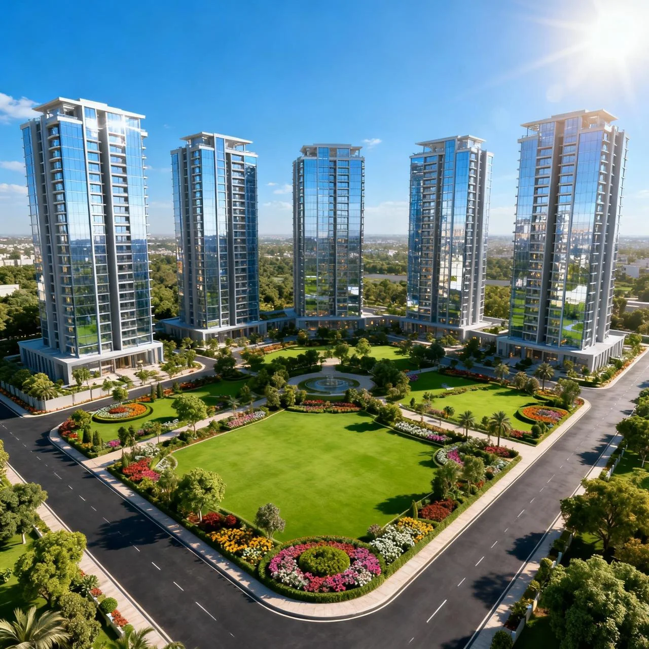 Suncity Monarch - Luxury Tower Elevation